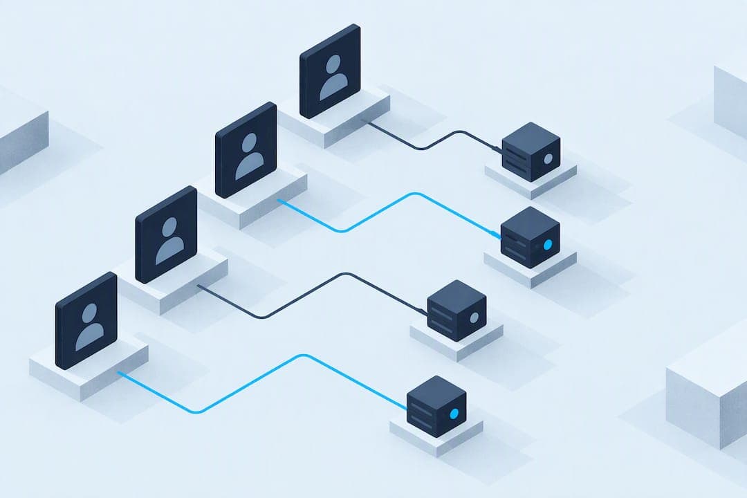 Research Backed Proxy Assignment for Operators With Multiple Accounts